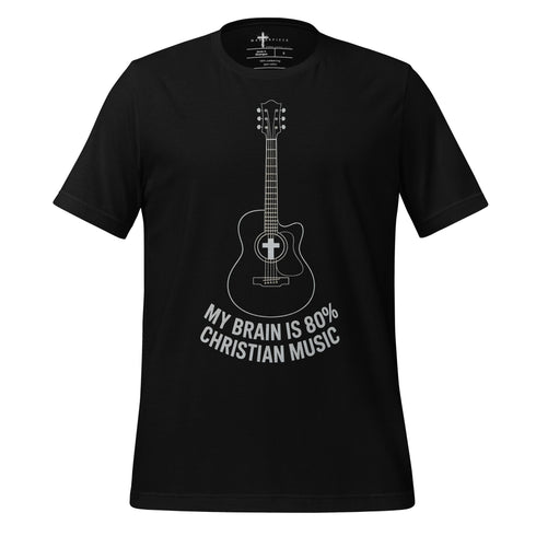 My Brain is 80% Christian Bible Verse Music Christian Bible Verse T-Shirt